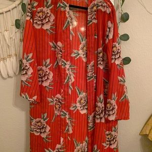 Floral kimono